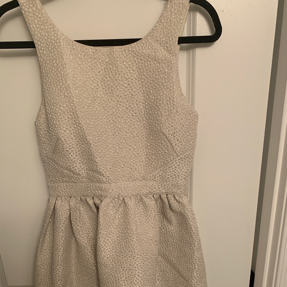 Jack Wills Champagne Bow Back Dress